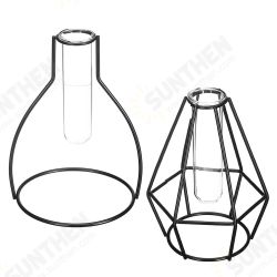 Creative Hanging Test Tube Glass Vase Hydroponic Flower Container + Base Holder Creative Hanging Test Tube Glass Vase Hydroponic Flower Container + Base Holder