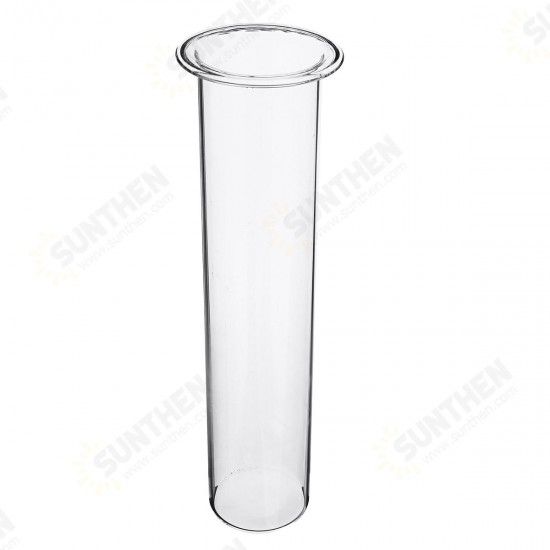 Flower Vase Holder Plant Display with Iron Stand and Glass Tube for Hydroponics Ornament Decorations in Different Size