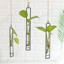 Large Glass Vase Hemp Rope Pendant Living Room Wall Hanging Green Plant Containers Large Glass Vase Hemp Rope Pendant Living Room Wall Hanging Green Plant Containers