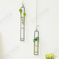 Large Glass Vase Hemp Rope Pendant Living Room Wall Hanging Green Plant Containers Large Glass Vase Hemp Rope Pendant Living Room Wall Hanging Green Plant Containers