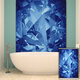 PAG Roller Shutters Painting Roller Blind Background Wall Decor Blue Window Curtain Home Decor