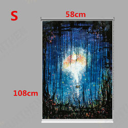 PAG Wall Decor Window Curtain Night Elves Roller Shutters Print Painting Roller Blind Background PAG Wall Decor Window Curtain Night Elves Roller Shutters Print Painting Roller Blind Background