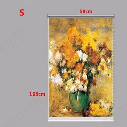 PAG Wall Decor Window Curtain Roller Shutters Flower Oil Print Painting Roller Blind Background PAG Wall Decor Window Curtain Roller Shutters Flower Oil Print Painting Roller Blind Background