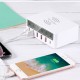 100W 6-Port USB PD Charger PD3.0 QC3.0 LED Digital Display Desktop Charging Station 10W Wireless Charger Fast Charging Pad EU/US/UK/AU Plug