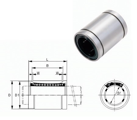 12PcsPack-8x15x24mm-LM8UU-Linear-Ball-Bearing-For-3D-Printer-1394414-3