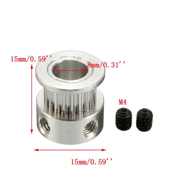 20T-GT2-Aluminium-Timing-Pulley-2GT-5M-Belt-For-RepRap-Prusa-Mendel-3D-Printer-1081330-2