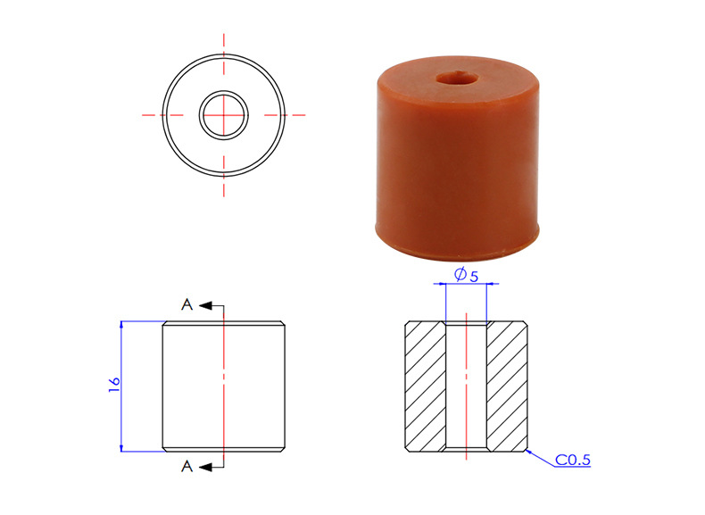 2202203mm-Red-MK3-Round-Aluminum-Substrate-Base-Plate-with-6pcs-Silica-Gel-Column-for-3D-Printer-3DS-1659012-1