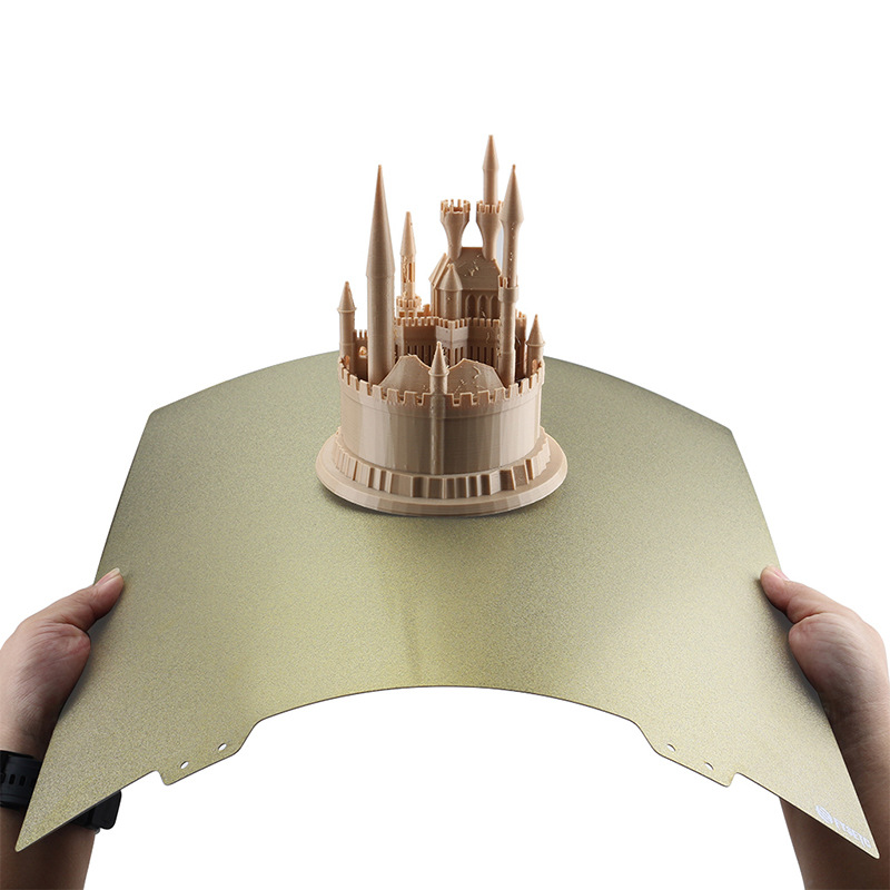 300x250mm-Gold-PEI-Double-Sided-Powder-Texture-Steel-Plate-or-Qidi-X-Max-3D-Printer-1947965-3