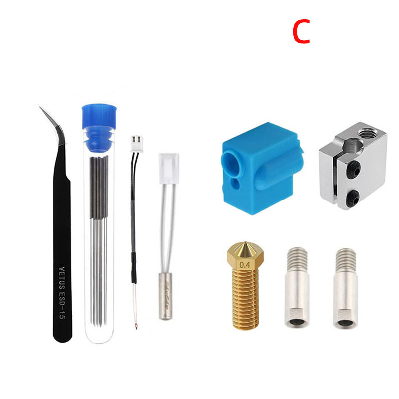 3D-Printer-Accessories-Nozzle-Silicone-Sleeve-Thermistor-Heating-Tube-Throat-Kit-1976467-3