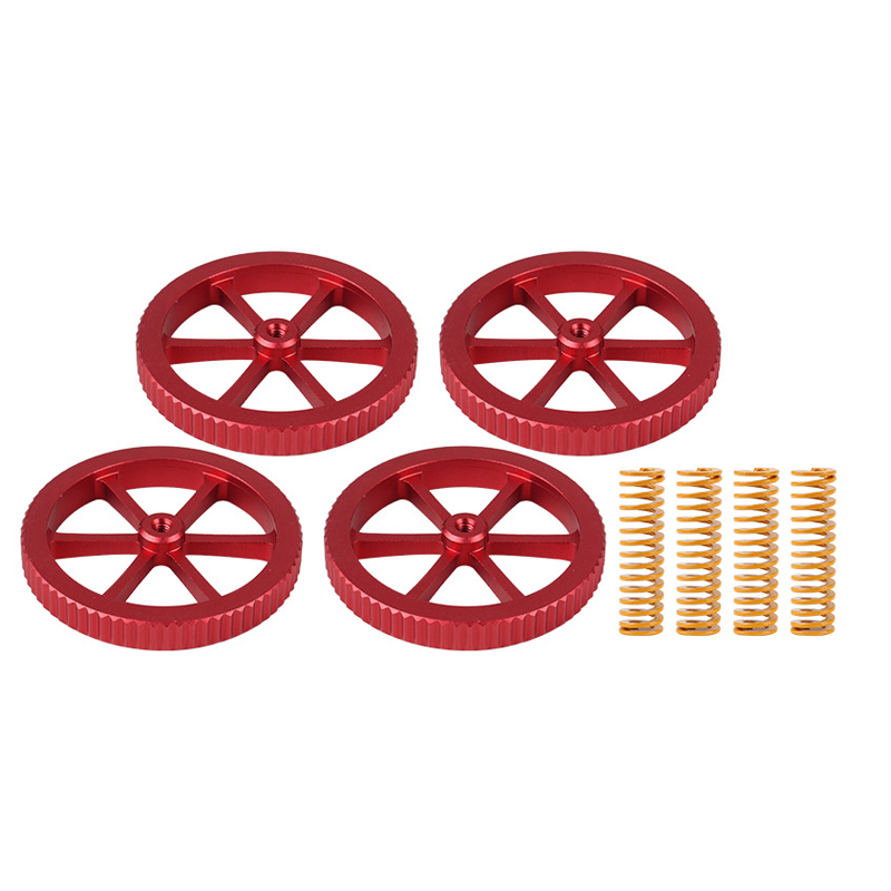 4Pcs-Upgraded-Metal-Red-Hand-Screwed-Leveling-Nut--4pcs-Spring-for-Creality-3D-Ender-3-Series-3D-Pri-1975103-4