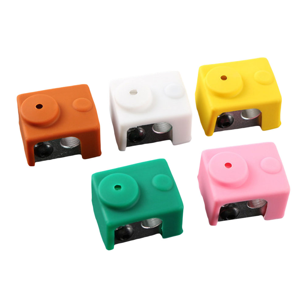 5Pcs-PT100-V6-Silicone-Case-for-Hotend-Heating-Blocks-OrangePinkCoffeeGreenWhite-5-Color-for-3D-Prin-1608359-5