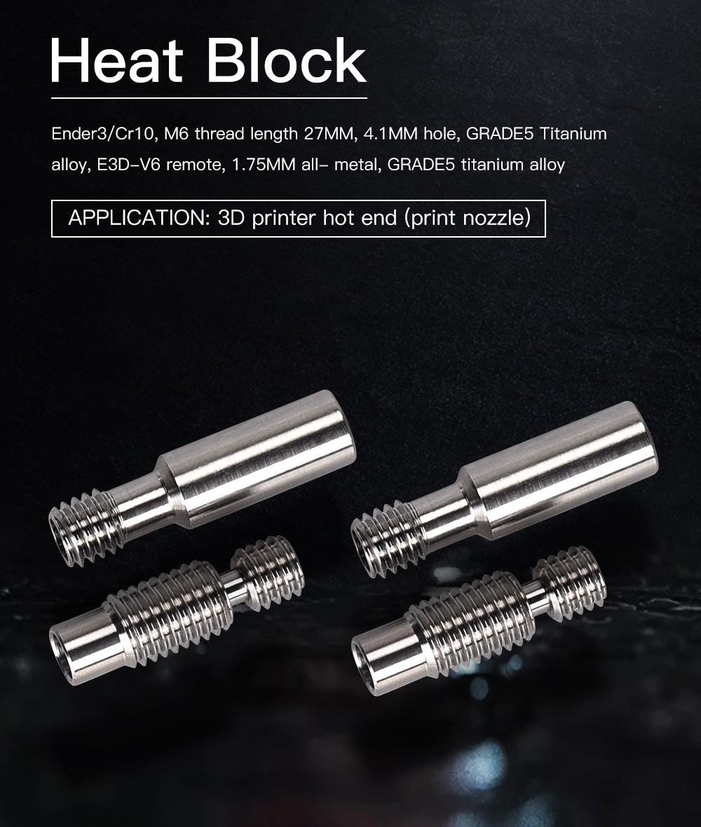 BIGTREETECHreg-Titanium-Alloy-Heatbreak-GRADE5-All-Metal-Nozzle-Throat-for-Ender3-CR10V6-Remote-Hote-1886790-1