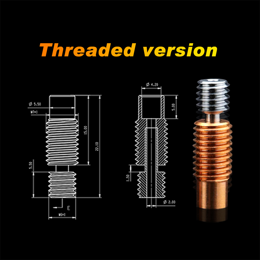 Creativityreg-V6-HOTEND-Vocano-heater-block-Throat-MK8-Titanium-Alloy-Bi-metal-175mm-for-3D-Printer-1893706-2
