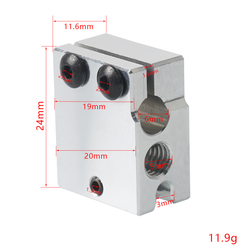 KINGROONreg-E3D-Crater-Heating-Aluminum-Block-Silicone-Sleeve-Temperature-resistant-Thermal-Insulati-1816784-2