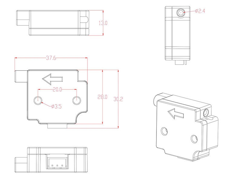Lerdgereg-175mm-Filament-Material-Run-Out-Detection-Module-Sensor-For-3D-Printer-Parts-1323359-2