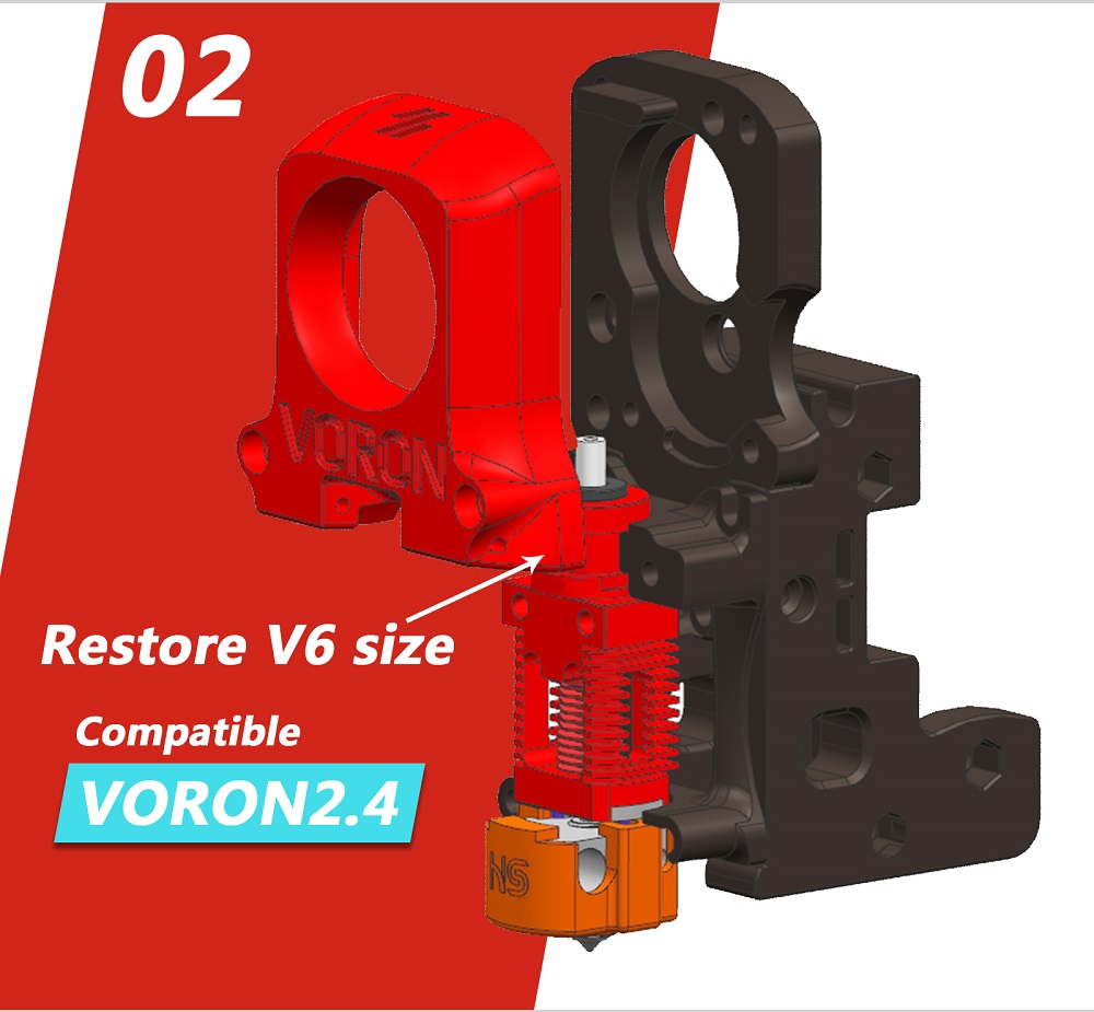 Red-Lizard-V5-Pro-V6-Hot-End-Assembly-Bimetal-Thermal-Insulation-Copper-Plating-Hot-End-for-CR-10-CR-1949067-11