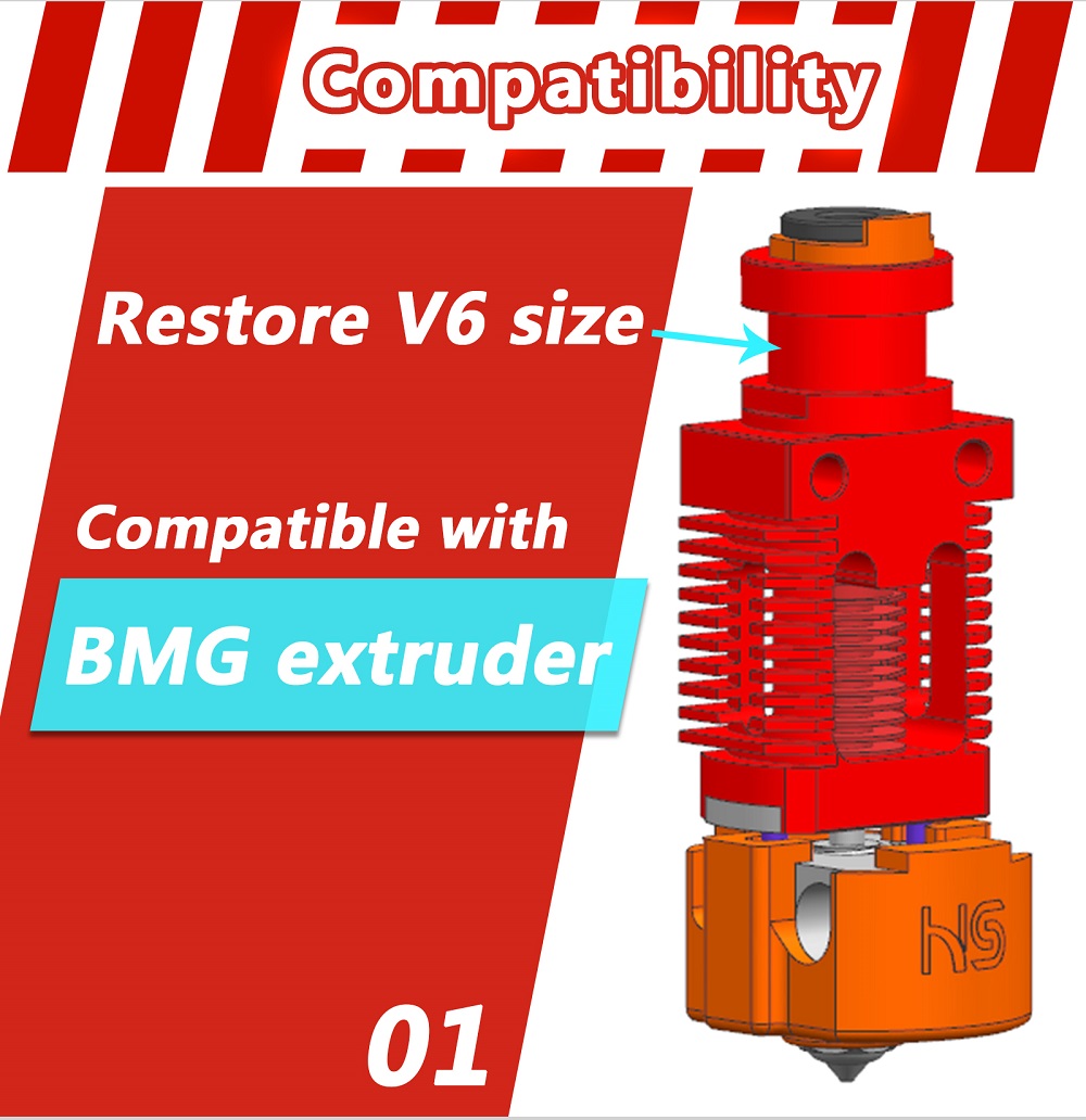 Red-Lizard-V5-Pro-V6-Hot-End-Assembly-Bimetal-Thermal-Insulation-Copper-Plating-Hot-End-for-CR-10-CR-1949067-10