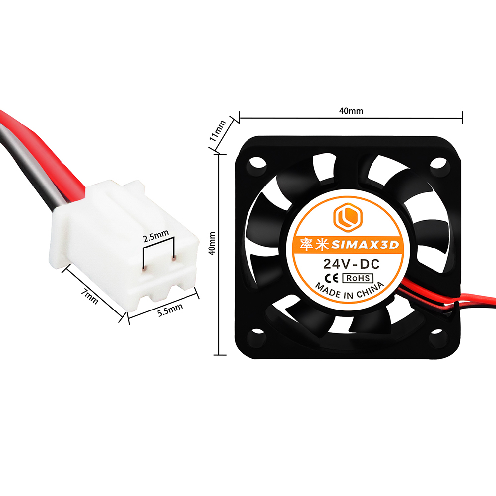 SIMAX3Dreg-4Pcs-24V-008A-4010-4040mm-Cooling-Fan-with-1M-Cable-for-3D-Printer-1789770-7