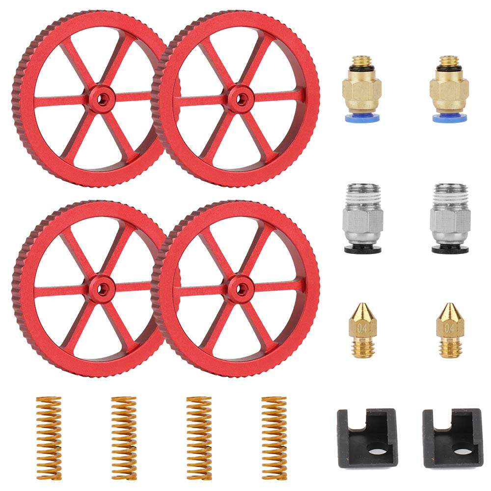 SIMAX3Dreg-4Pcs-Aluminum-Red-Leveling-Nut-with-Hot-Bed-Mold-Spring-Upgrade-Accessories-Kit-for-Ender-1864724-1
