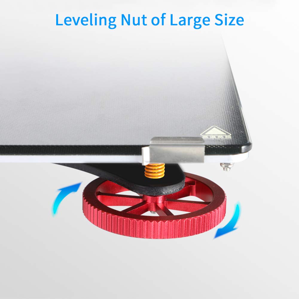 SIMAX3Dreg-4Pcs-Aluminum-Red-Leveling-Nut-with-Hot-Bed-Mold-Spring-Upgrade-Accessories-Kit-for-Ender-1864724-3