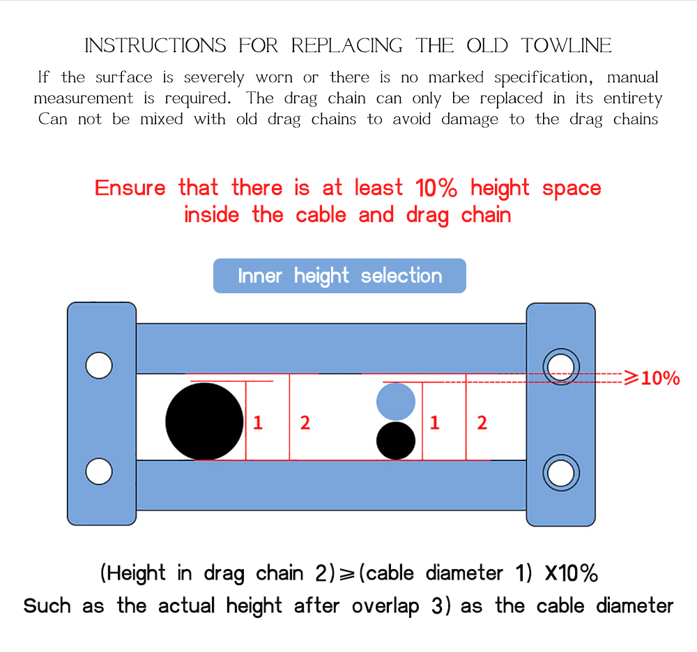 TWO-TREESreg-10-x-20mm-1020mm-L1000mm-Cable-Drag-Chain-Wire-Carrier-with-end-connectors-for-CNC-Rout-1927856-5