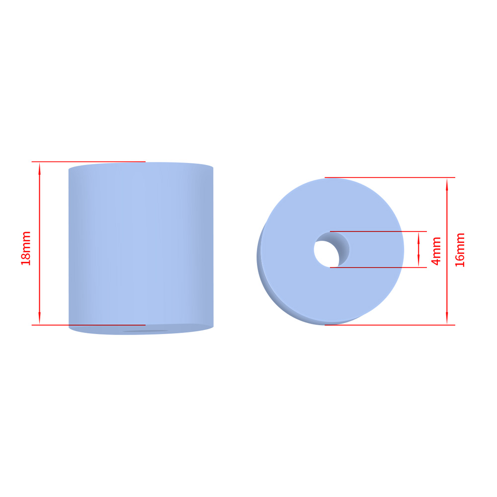 TWO-TREESreg-Silicone-Solid-Spacer-Hot-Bed-Leveling-Column-For-CR-10-CR10S-Ender-3-Prusa-i3-Plus-Ane-1875379-2