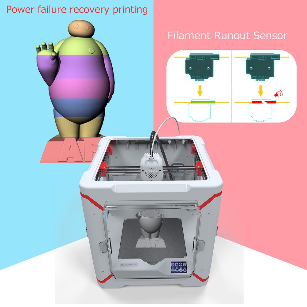 Easythreedreg-X8-Desktop-Mini-3D-Printer-FDM-24quot-LCD-Display-Touch-Screen-for-Children-Student-Ho-1933465-1