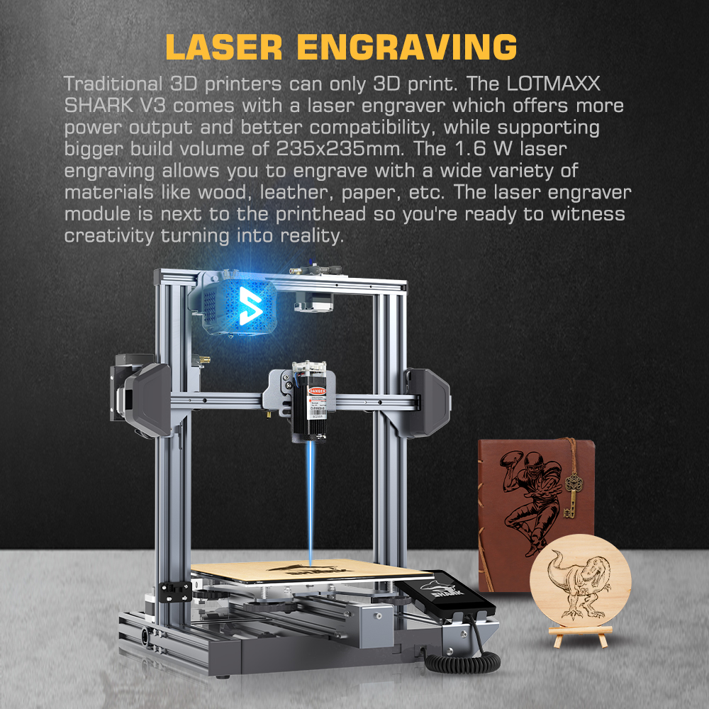 LOTMAXX-SHARK-V3-3D-Printer-Laser-Engraving-2-in-1-Multifunctional-Desktop-3D-Printer-Kit-1970146-3