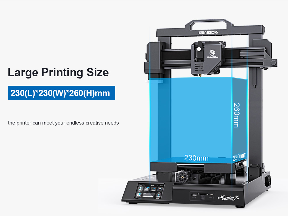 MINGDA-Magician-X-3D-Printer-230x230x260mm-Printing-Size-Support-One-Touch-Smart-Auto-Leveling-with--1953158-10