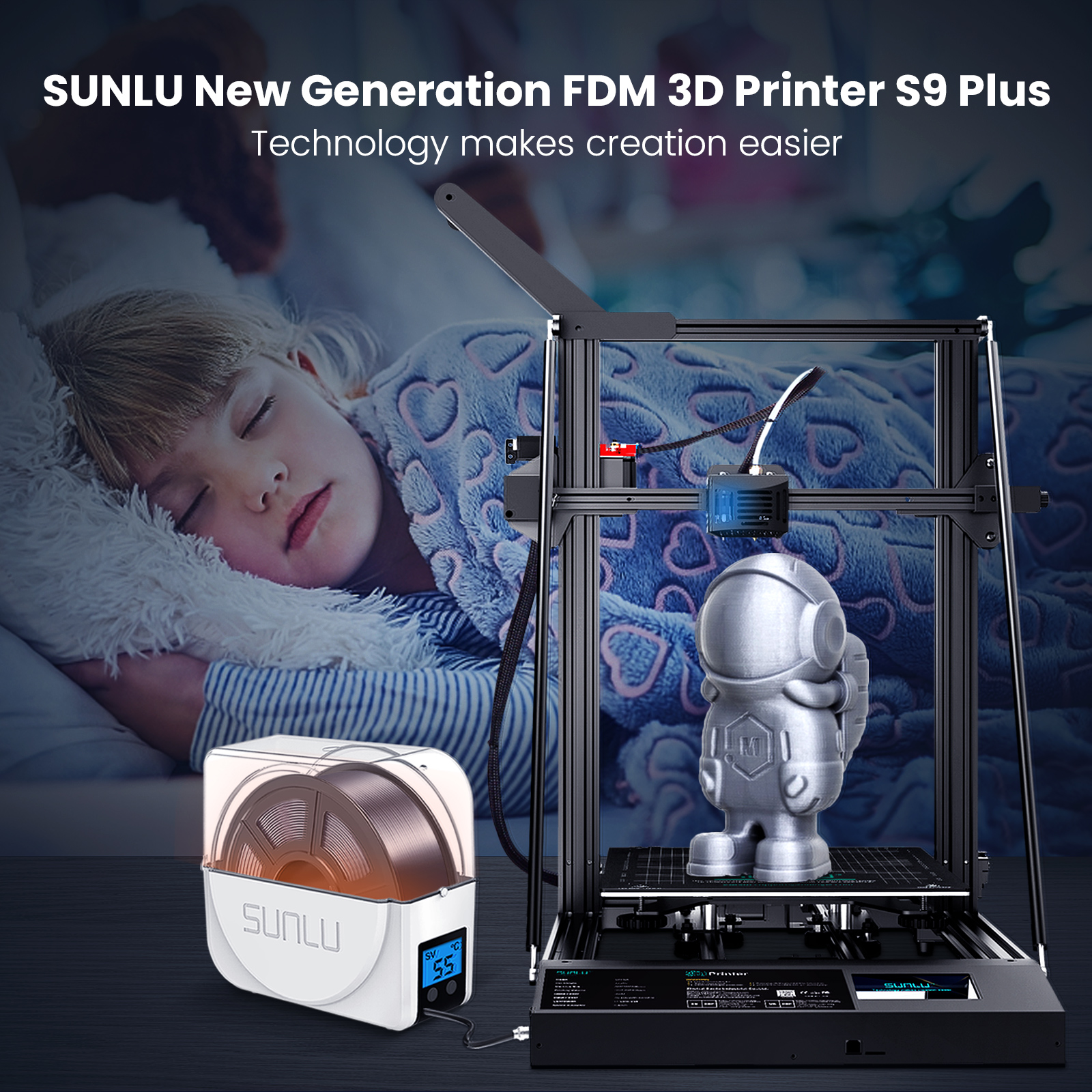 Sunlu-S9-Plus-Large-Size-FDM-3D-Printer-with-FilaDryer-S1-up-to-310310400mm-Printing-Size-Auto-level-1973496-1