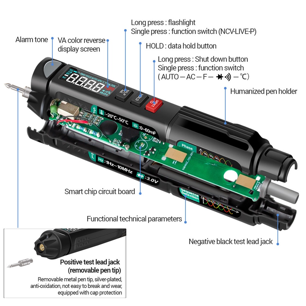 ANENG-A3008-Digital-Multimeter-Auto-Intelligent-Sensor-Pen-Tester-6000-Counts-Non-contact-Voltage-Me-1824164-2