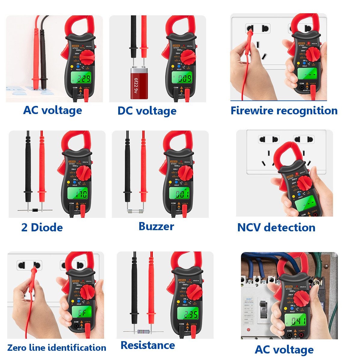 ANENG-MT88A-Digital-Clamp-Meter-Multimeter-DCAC-Voltage-AC-Current-Tester-Frequency-Capacitance-NCV--1751874-6