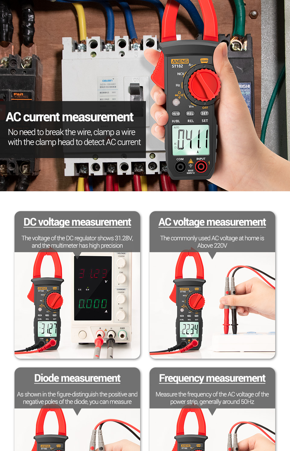 ANENG-ST182-Digital-Clamp-Meter-DCAC-Voltage-Tester-Clamp-Multimeter-Hz-Capacitance-NCV-Ohm-Test-1732866-2