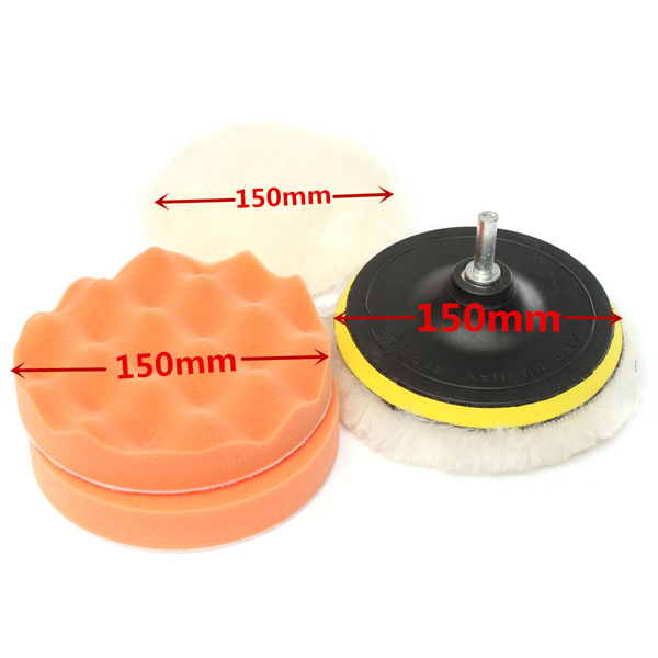 6-pcs-150mm-Polishing-Buffing-Pad-Kit--Polishing-with-Drill-Adapter-M14-for-Dremel-981480-8