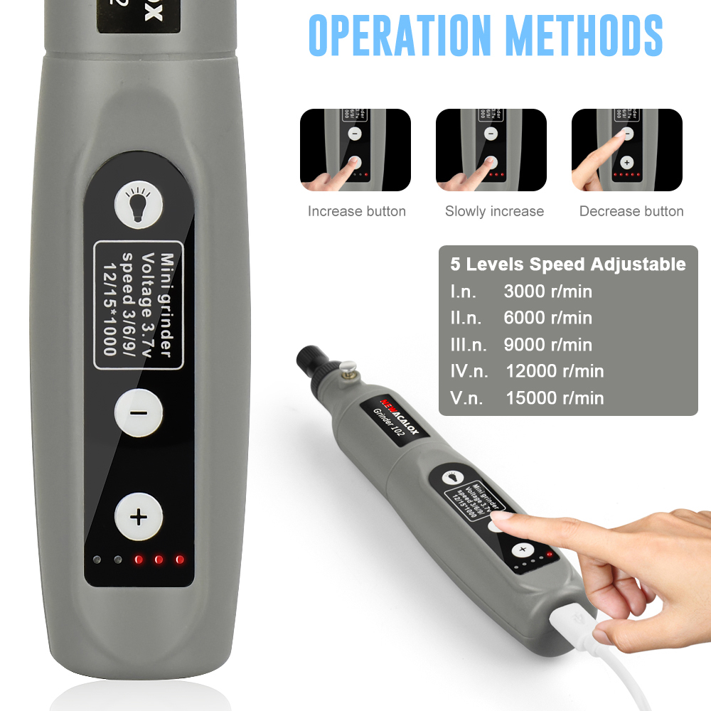 NEWACALOX-USB-Charging-Variable-Speed-Mini-Grinder-Machine-Rotary-Tools-Kit-Grinder-1706065-2