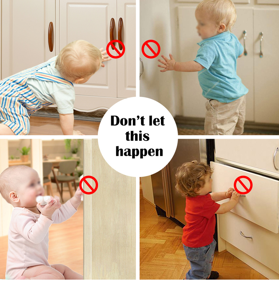 10pcs-Lock2-Key-Magnetic-Child-Lock-Baby-Safety-Baby-Protection-Cabinet-Door-Lock-Kids-Drawer-Locker-1408856-5