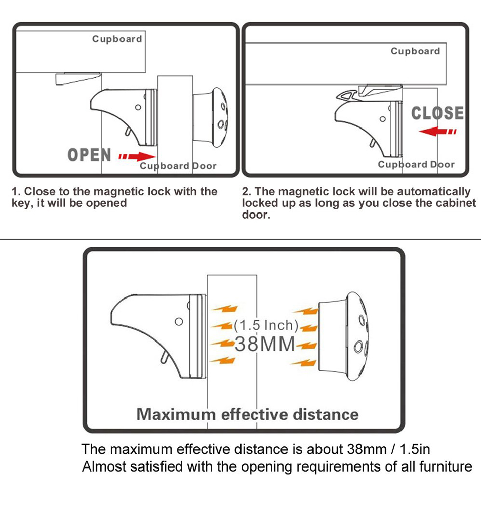 12pcs-Lock2-Key-Magnetic-Child-Lock-Baby-Safety-Baby-Protection-Cabinet-Door-Lock-Kids-Drawer-Locker-1411868-8