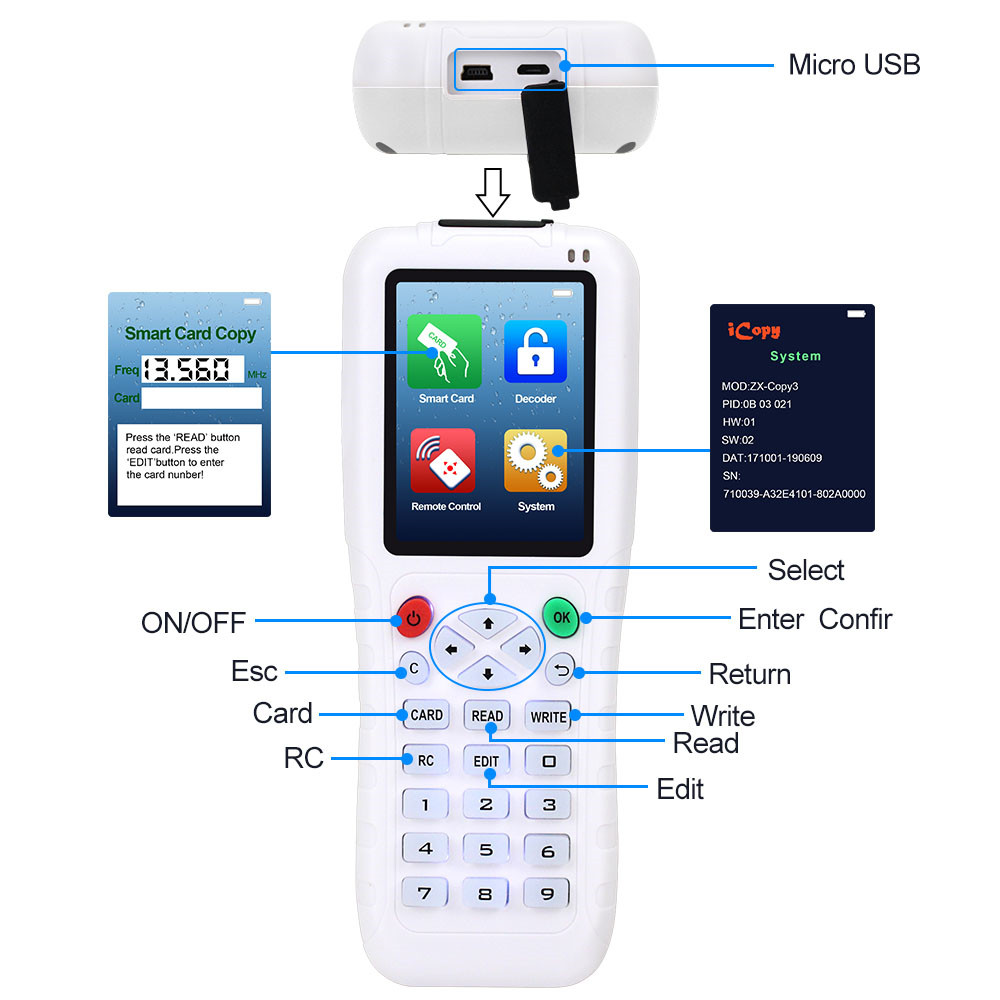 Handheld-125KHz-RFID-Duplicator-Copier-RFID-Reader-Writer-1356MHz-USB-Cloner-NFC-Programmer-EM4305T5-1627639-1
