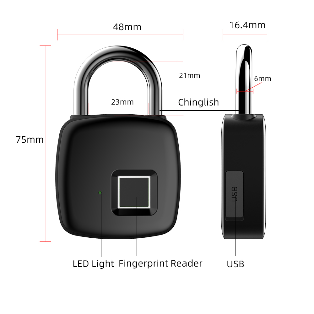 P30-Smart-Fingerprint-Padlock-Lock-Padlock-Mini-Portable-Biometric-Padlock-With-USB-Charging-for-Loc-1966959-7