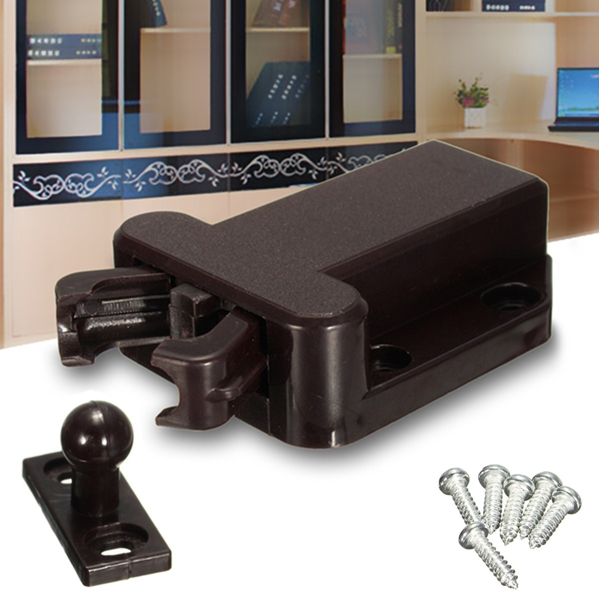 Push-To-Open-Beetles-Lock-Drawer-Cabinet-Latch-Catch-Touch-Release-Kitchen-Cupboard-1026642-9