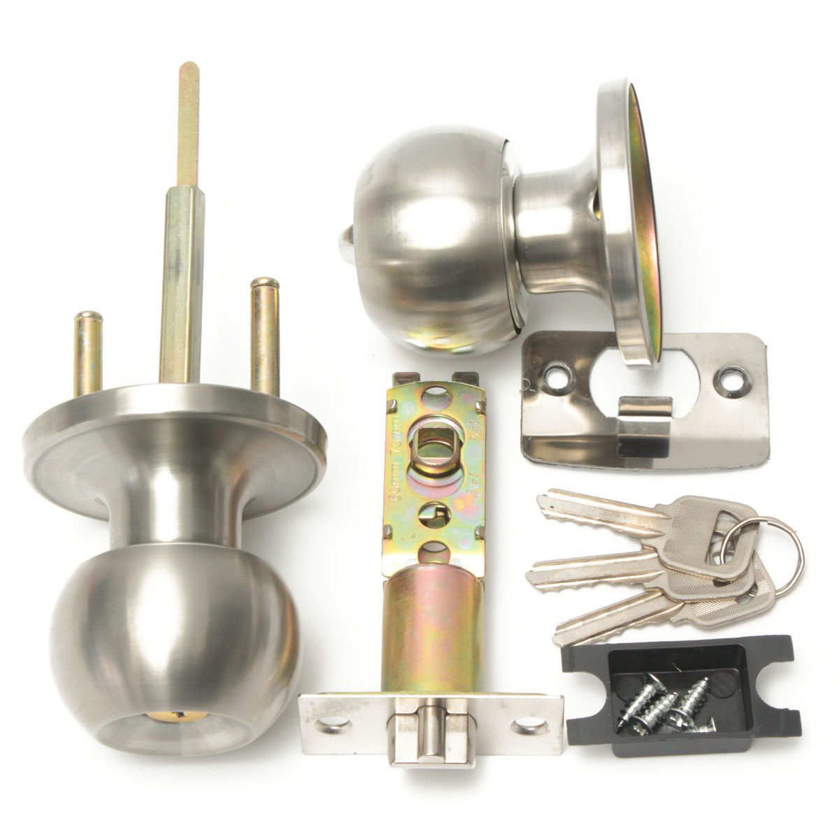 Stainless-Steel-Bathroom-Round-Door-Knobs-Set-Handle-Entrance-Lock-With-Key-1029755-3