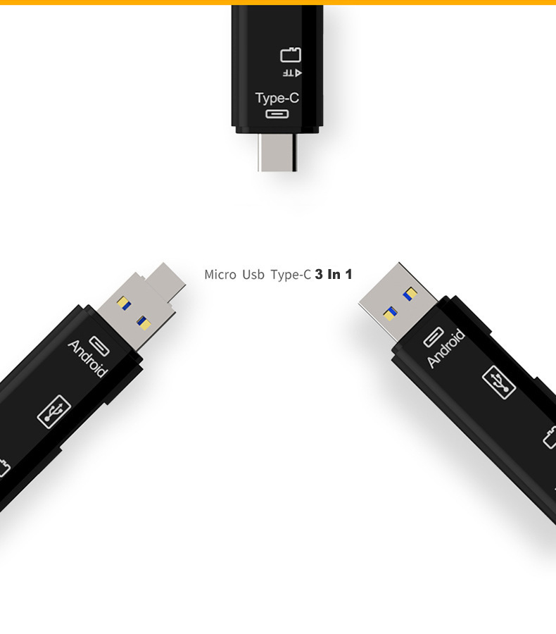 Bakeey-3-in-1-Type-C-Micro-USB-TF-SD-OTG-Multi-Function-Adapter-For-Macbook-Laptop-Computer-1564858-3