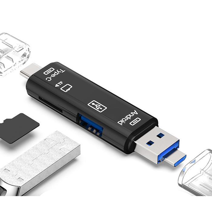 Bakeey-3-in-1-Type-C-Micro-USB-TF-SD-OTG-Multi-Function-Adapter-For-Macbook-Laptop-Computer-1564858-6