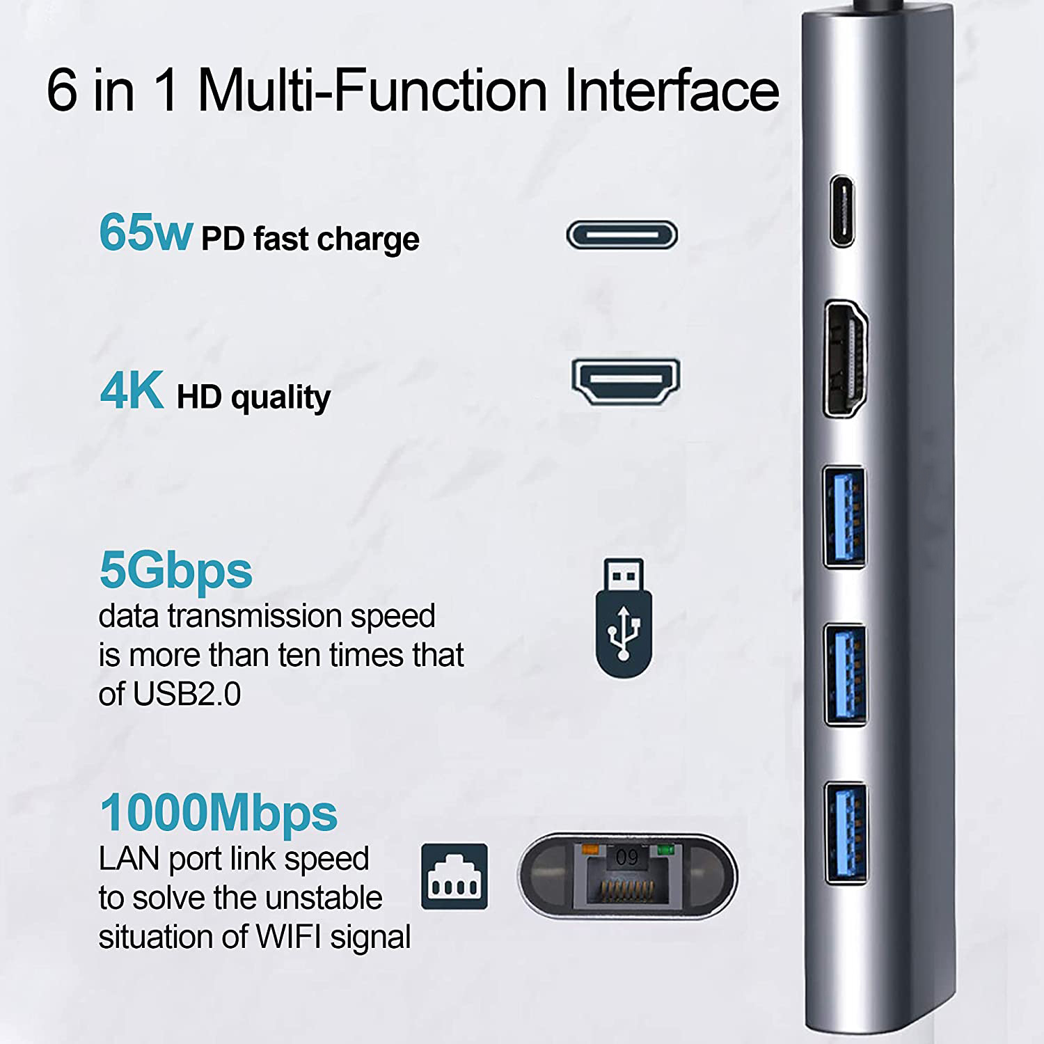 Bakeey-6-In-1-USB-C-Hub-Docking-Station-Adapter-With-4K-HD-Display--65W-USB-C-PD30-Power-Delivery--R-1891306-4