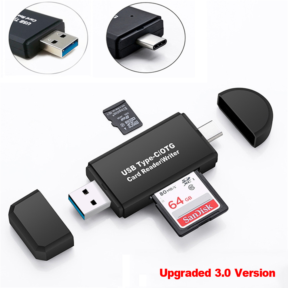 Bakeey-Flash-Drive-High-speed-USB-30--Micro-Type-C-TF-SD-Memory-Card-Reader-For-Huawei-P30-S10-Note1-1564856-1