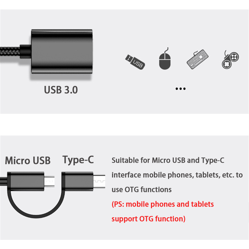 Bakeey-OTG-2-In-1-Multifunctional-Adapter-Cable-USB-to-Micro-USBType-C-External-Convertor--For-Samsu-1889086-2