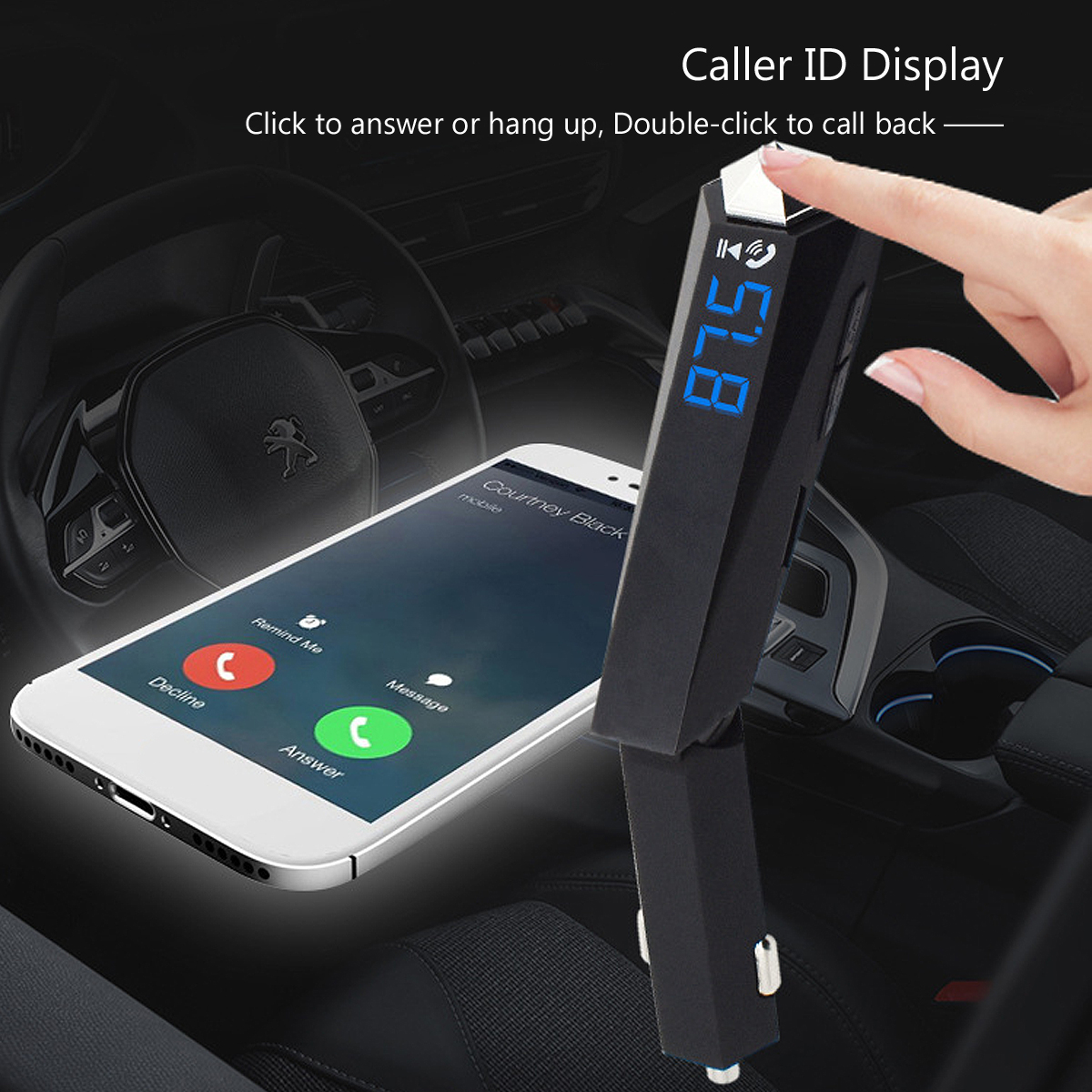 Bakeey-bluetooth-Car-FM-Transmitter-Wireless-Radio-Adapter-USB-Charger-Mp3-Player-1332101-2