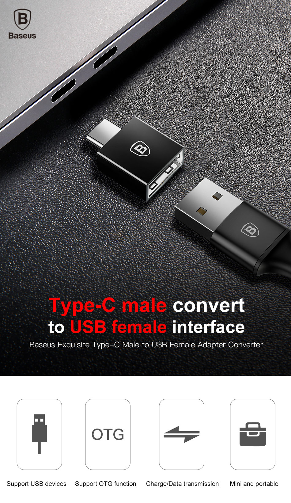 Baseus-Type-C-Male-to-USB-Female-Cable-U-Disk-OTG-Adapter-Plug-Converter-for-Tablets-PC-Smartphone-1259712-1