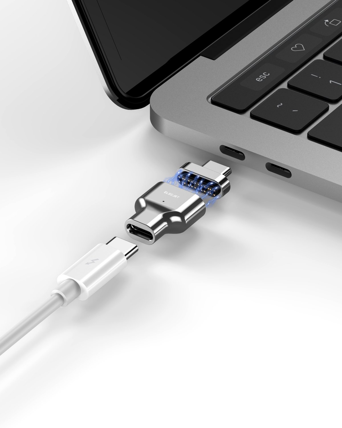 ELECJET-100W-USB-C-to-USB-C-Magnetic-Adapter-24Pin-USB31-Thunderbolt-3-Convertor-Support-Charging-Da-1792673-3