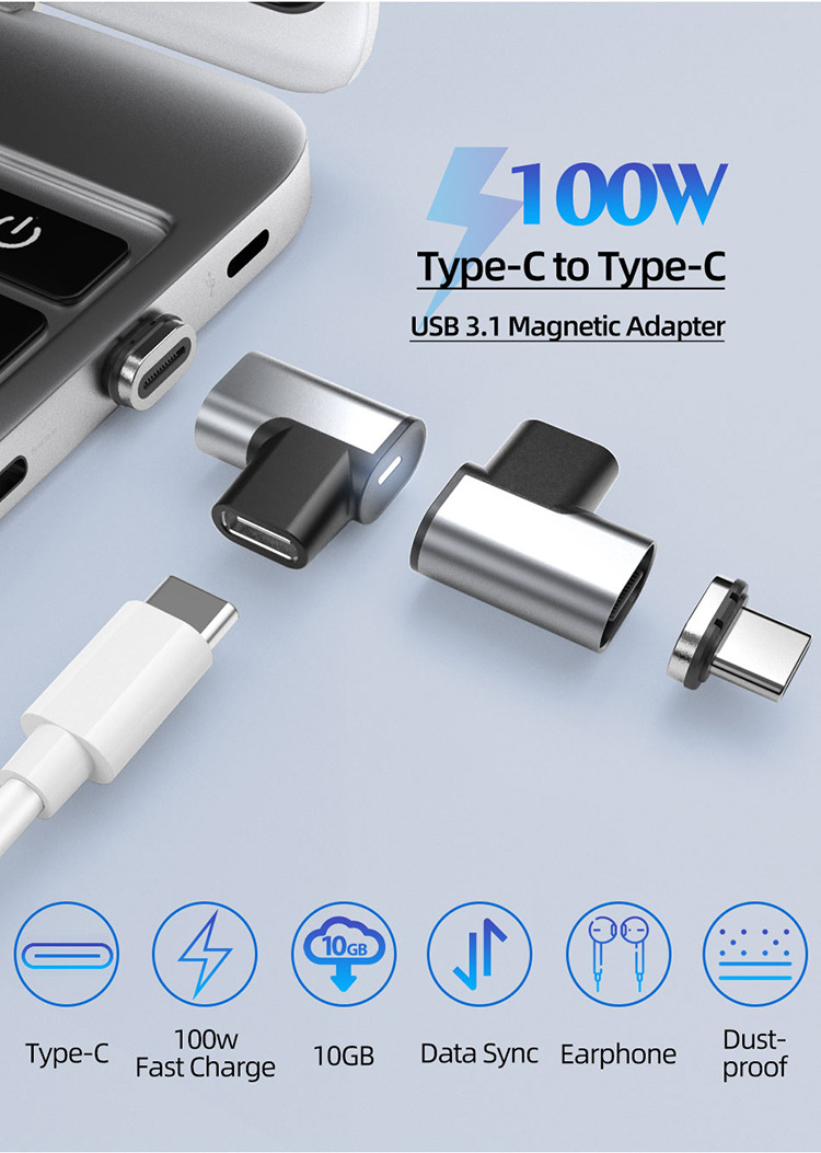 Floveme-100W-PD-USB-31-Type-C-To-Type-C-Magnetic-Elbow-Adapter-24Pin-Fast-Charging-Convertor-For-DOO-1911851-1